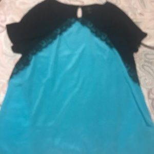 Worthington Blouse Turquoise Size 2X